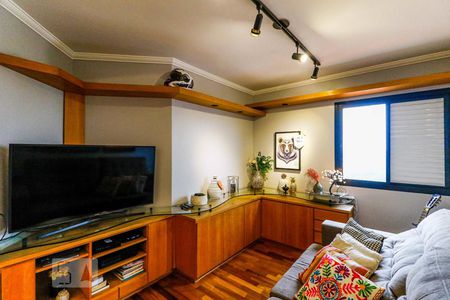 Sala de TV de apartamento à venda com 2 quartos, 75m² em Jardim Luanda, São Paulo