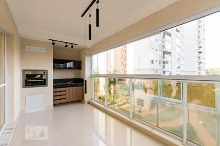 Varanda Gourmet de apartamento à venda com 3 quartos, 131m² em Fazenda São Quirino, Campinas