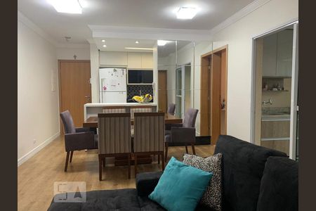 Sala de apartamento para alugar com 3 quartos, 83m² em Jardim Bela Vista, Santo André