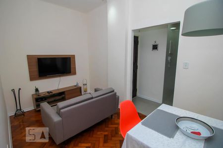 Sala de apartamento para alugar com 1 quarto, 46m² em Glória, Rio de Janeiro