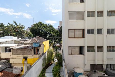 Vista da varanda de kitnet/studio para alugar com 1 quarto, 29m² em Pinheiros, São Paulo