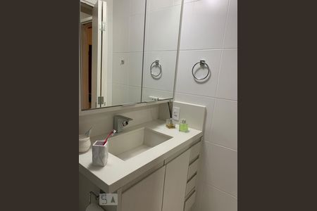 Banheiro da Suite de apartamento à venda com 1 quarto, 47m² em Ipiranga, São Paulo