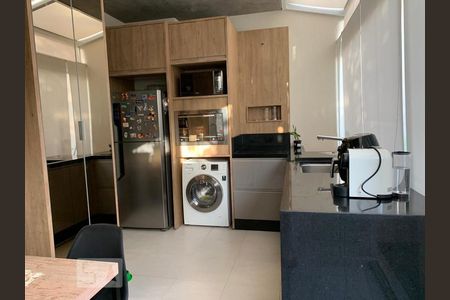 Cozinha e Área de Serviço de apartamento à venda com 1 quarto, 47m² em Ipiranga, São Paulo