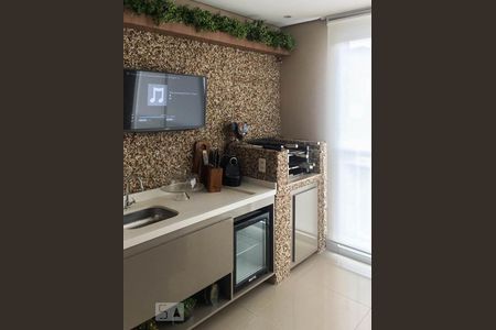 Sacada gourmet  de apartamento à venda com 3 quartos, 74m² em Chácara Belenzinho, São Paulo