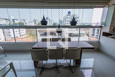 Varanda de apartamento à venda com 4 quartos, 125m² em Castelo, Belo Horizonte