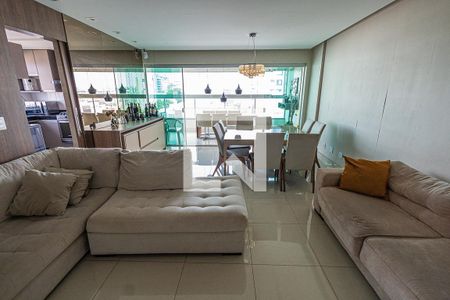 Sala de apartamento à venda com 4 quartos, 125m² em Castelo, Belo Horizonte