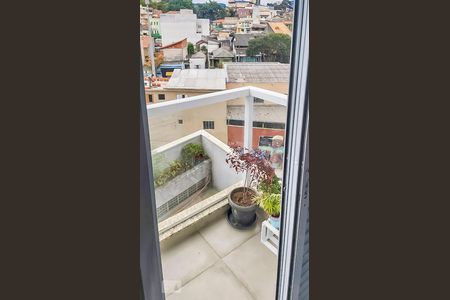 Sacada do Quarto 2 de apartamento para alugar com 2 quartos, 60m² em Vila Curuçá, Santo André