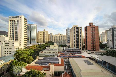 Vista Varanda da Sala de apartamento para alugar com 1 quarto, 49m² em Funcionários, Belo Horizonte