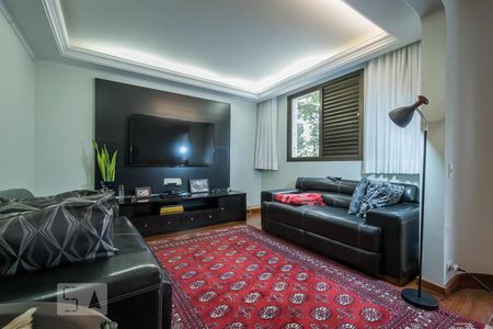 Sala de TV de apartamento para alugar com 3 quartos, 147m² em Brooklin Paulista, São Paulo