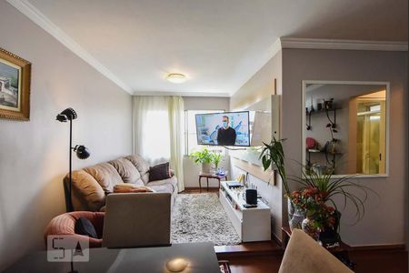 Sala de Estar de apartamento à venda com 2 quartos, 66m² em Campo Belo, São Paulo