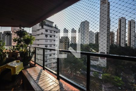 Varanda de apartamento para alugar com 3 quartos, 164m² em Vila Andrade, São Paulo