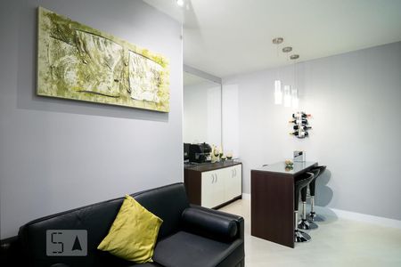 Sala de apartamento para alugar com 1 quarto, 38m² em Chácara Santo Antônio (zona Sul), São Paulo