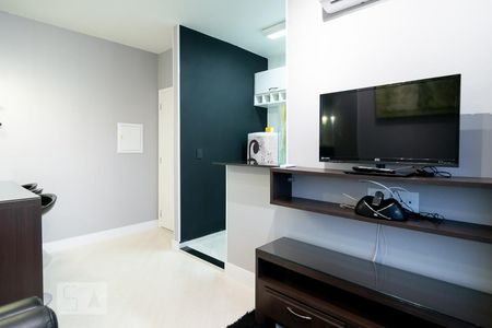 Sala de apartamento para alugar com 1 quarto, 38m² em Chácara Santo Antônio (zona Sul), São Paulo