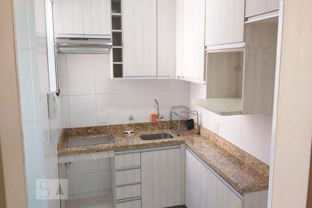 Cozinha de apartamento à venda com 2 quartos, 49m² em Jardim Miranda, Campinas