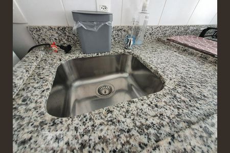 Detalhe Cozinha de apartamento à venda com 1 quarto, 32m² em Água Branca, São Paulo