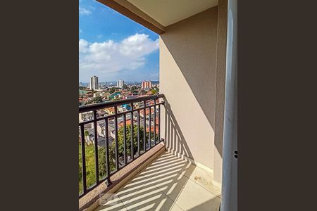 Varanda da Sala de apartamento à venda com 2 quartos, 50m² em Jardim Cristiane, Santo André