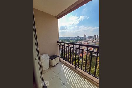 Varanda da Sala de apartamento à venda com 2 quartos, 50m² em Jardim Cristiane, Santo André