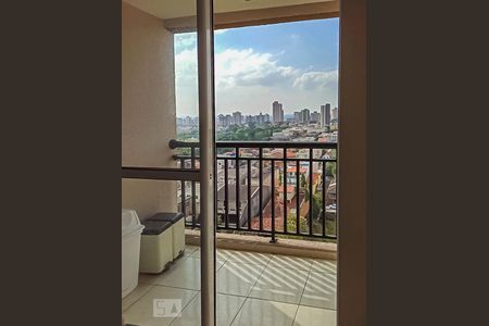 Varanda da Sala de apartamento à venda com 2 quartos, 50m² em Jardim Cristiane, Santo André