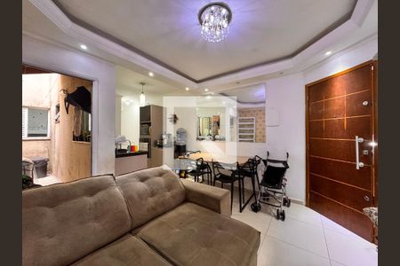 Sala de apartamento à venda com 2 quartos, 56m² em Jardim Santo Antônio, Santo André