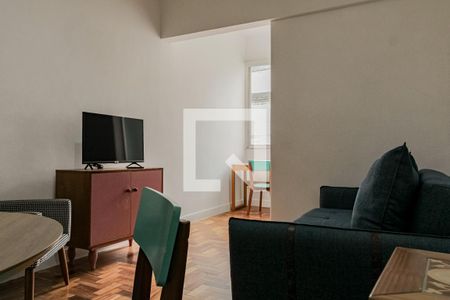 Sala de apartamento para alugar com 1 quarto, 45m² em Copacabana, Rio de Janeiro