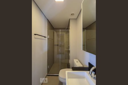 Banheiro  de kitnet/studio para alugar com 1 quarto, 22m² em Vila Mariana, São Paulo