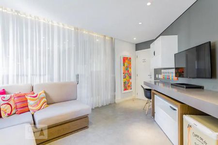 Sala de apartamento para alugar com 1 quarto, 40m² em Jardim Paulista, São Paulo