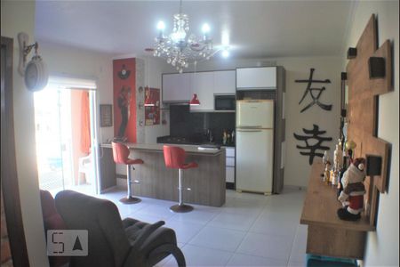 Detalhe da Sala de apartamento para alugar com 2 quartos, 60m² em Ingleses do Rio Vermelho, Florianópolis