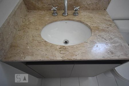 Detalhe do Banheiro Suíte  de apartamento à venda com 1 quarto, 59m² em Morumbi, São Paulo