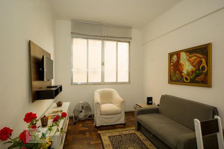 Sala de apartamento para alugar com 1 quarto, 45m² em Copacabana, Rio de Janeiro