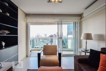 Sala de Estar de apartamento para alugar com 2 quartos, 98m² em Cidade Monções, São Paulo