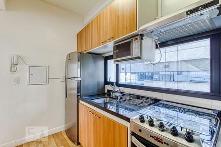 Cozinha de apartamento à venda com 1 quarto, 63m² em Vila Olímpia, São Paulo