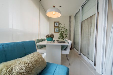 Varanda de apartamento à venda com 1 quarto, 49m² em Campo Belo, São Paulo