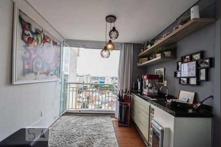 Varanda de apartamento à venda com 2 quartos, 62m² em Vila Congonhas, São Paulo