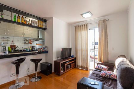 Sala/Cozinha de apartamento à venda com 2 quartos, 52m² em Lapa de Baixo, São Paulo