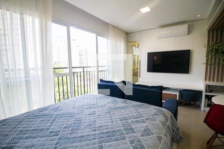 quarto / sala de kitnet/studio à venda com 1 quarto, 28m² em Santana, São Paulo