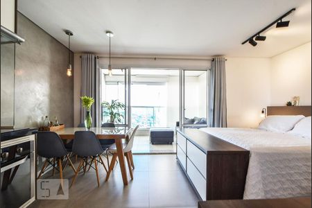 Sala e Dormitório de apartamento para alugar com 1 quarto, 34m² em Jardim Aeroporto, São Paulo