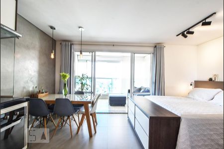 Sala de apartamento para alugar com 1 quarto, 34m² em Jardim Aeroporto, São Paulo