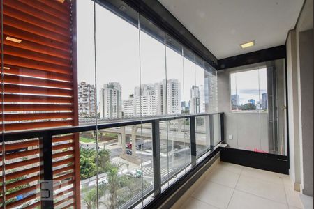 Varanda de kitnet/studio para alugar com 1 quarto, 38m² em Campo Belo, São Paulo