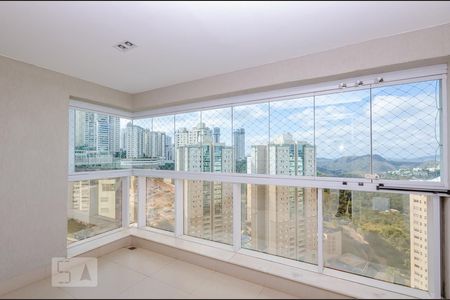 Varanda da Sala de apartamento para alugar com 3 quartos, 92m² em Vila da Serra, Nova Lima