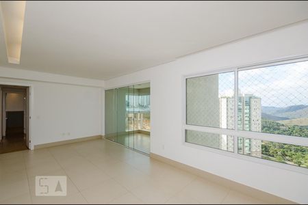 Sala de apartamento para alugar com 3 quartos, 92m² em Vila da Serra, Nova Lima