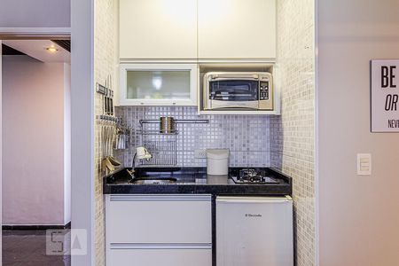 Cozinha de apartamento para alugar com 1 quarto, 36m² em Vila Uberabinha, São Paulo