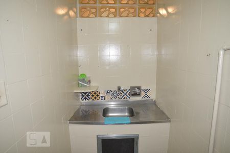 Cozinha de apartamento para alugar com 1 quarto, 26m² em Flamengo, Rio de Janeiro
