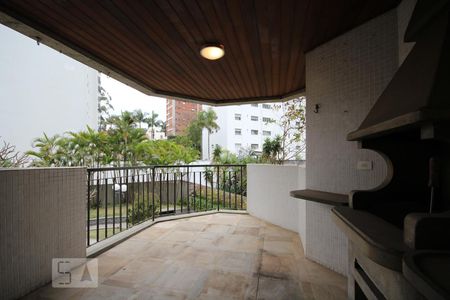 Varanda da Sala de apartamento à venda com 3 quartos, 150m² em Real Parque, São Paulo