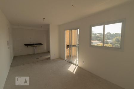 Detalhe Sala de apartamento à venda com 1 quarto, 46m² em Vila Basileia, São Paulo