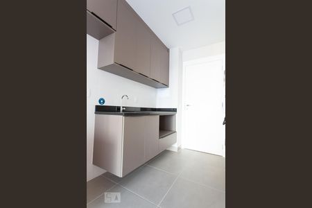 Cozinha de kitnet/studio para alugar com 1 quarto, 25m² em Cerqueira César, São Paulo