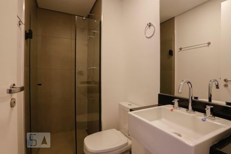 Banheiro de kitnet/studio à venda com 1 quarto, 16m² em Vila Mariana, São Paulo