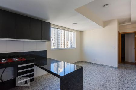 Sala Integrada com Cozinha de apartamento para alugar com 1 quarto, 37m² em Funcionários, Belo Horizonte