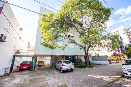 Fachada do Condomínio de kitnet/studio para alugar com 1 quarto, 42m² em Petrópolis, Porto Alegre