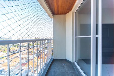 Varanda da Sala de apartamento para alugar com 3 quartos, 60m² em Parque Bandeirante, Santo André