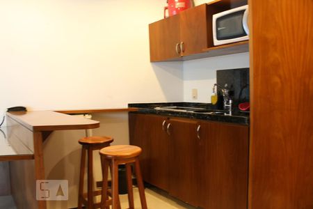 Cozinha Americana de apartamento para alugar com 1 quarto, 60m² em Barra da Tijuca, Rio de Janeiro